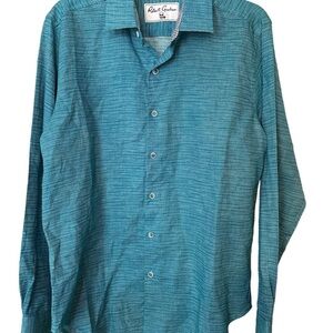 Robert Graham Linen Button Up Shirt Linen Size Medium NEW WITHOUT TAG